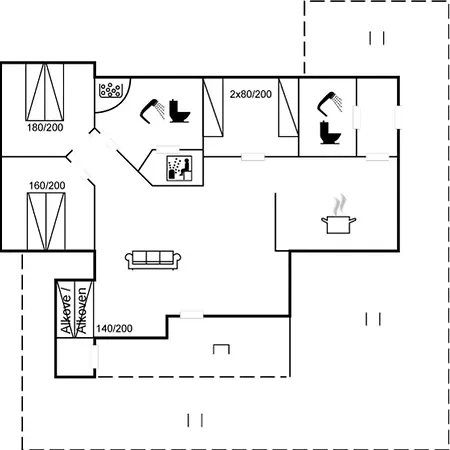 Σπίτι διακοπών Thit - 1-2km To The Fjord By Interhome Hemmet